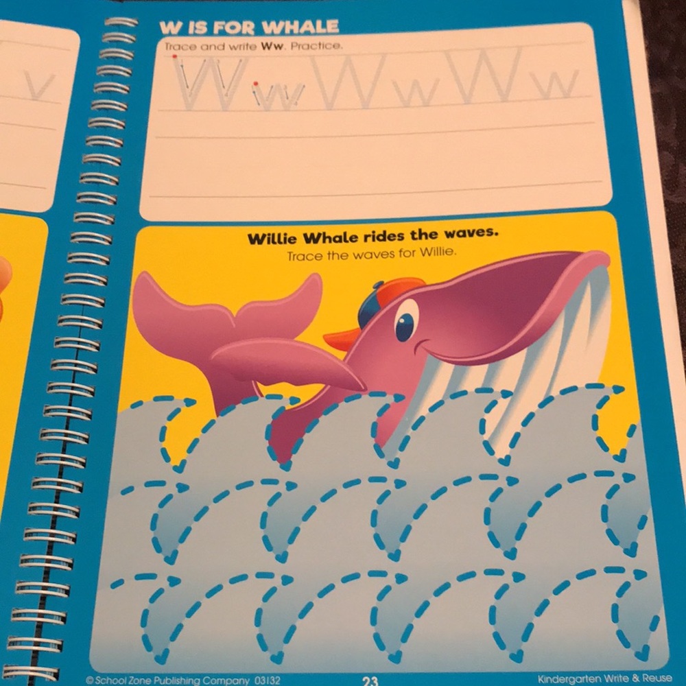 School Zone - Kindergarten Write & Reuse Workbook - Early Math, and More - Picture 11 of 12
